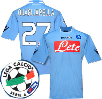 Italian teams Macron 09-10 Napoli home (Quagliarella 27)