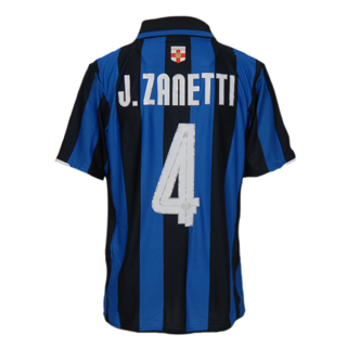 Italian teams Nike 07-08 Inter Milan home (J.Zanetti 4)
