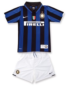 Italian teams Nike 07-08 Inter Milan Little Boys home