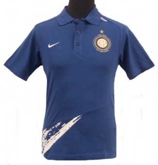 Italian teams Nike 07-08 Inter Milan Polo Shirt (Blue)
