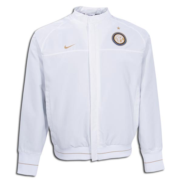 Italian teams Nike 08-09 Inter Milan Lineup Jacket (White)