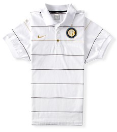Italian teams Nike 08-09 Inter Milan Polo shirt (white)
