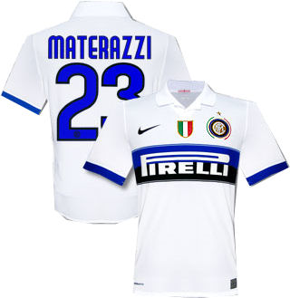 Nike 09-10 Inter Milan away (Materazzi 23)
