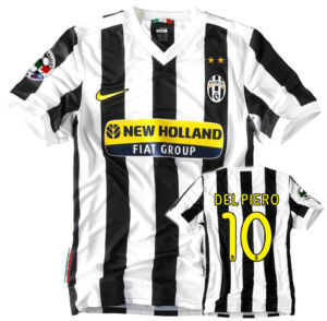 Italian teams Nike 09-10 Juventus home (Del Piero 10)