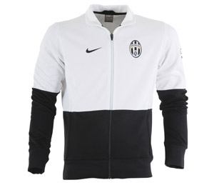 Italian teams Nike 09-10 Juventus Lineup Jacket (White)