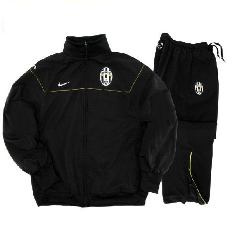 Italian teams Nike 09-10 Juventus Woven Warmup Suit (Black)