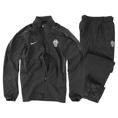 Italian teams Nike 2010-11 Juventus Nike Woven Tracksuit (Black)