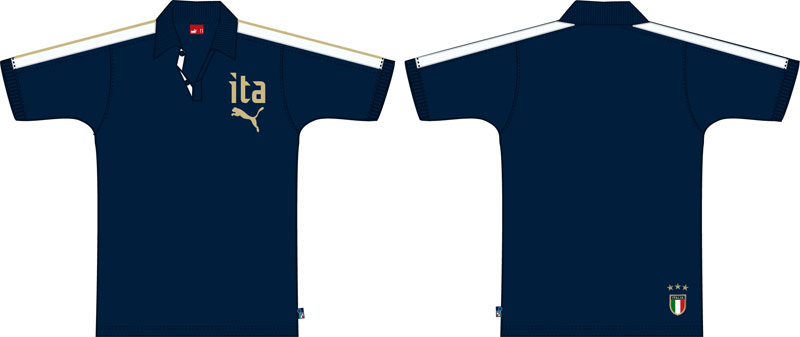 Italy Puma 06-07 Italy Polo Shirt