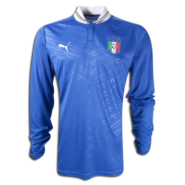 Italy Puma 2012-13 Italy Euro 2012 Long Sleeve Home Shirt
