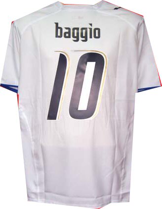 Italy Puma Italy away (Baggio 10) 06/07