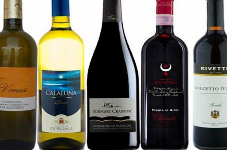 Italyabroad.com Italian Wine Mixed Set (Case of 6)