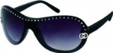 Ladies Italian Designer Sunglasses 8005 Black