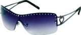 Ladies Italian Designer Sunglasses 8007 Black