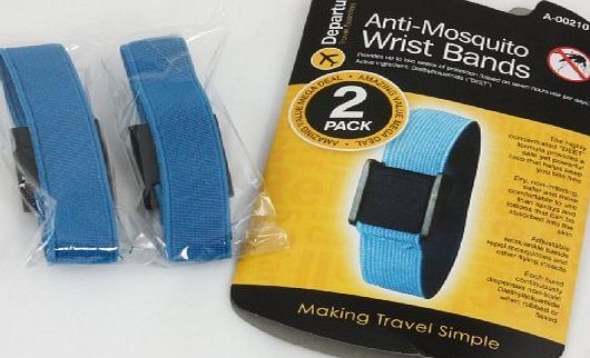 ITP 2 Anti Mosquito Wrist Band DEET Repellent Travel Bands Fly Insect Travel