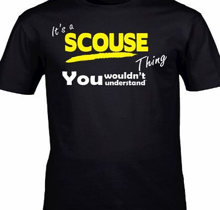 Its A SCOUSE Thing (XXL - BLACK) NEW PREMIUM LOOSE FIT BAGGY T SHIRT - You Wouldnt Understand - liverpool merseyside football Slogan Funny Novelty Nerd Vintage retro top clothes ideas for him her Unis