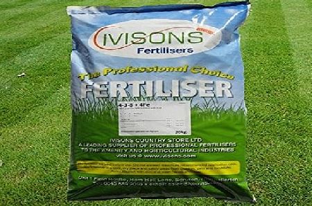 Ivisons 25kg Ivisons Autumn/Winter Professional Lawn Feed Grass Fertiliser amp; Moss Killer