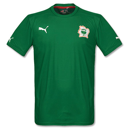 Ivory Coast Puma 08-09 Ivory Coast Training Tee (green)