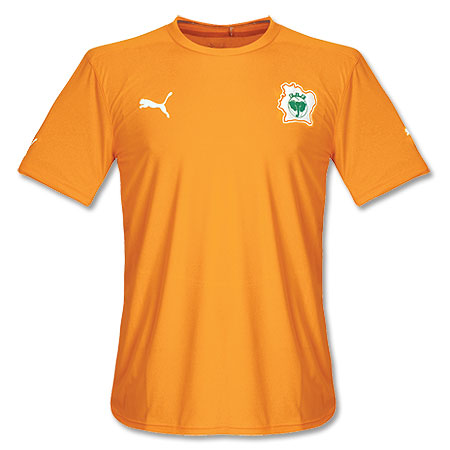 Ivory Coast Puma 08-09 Ivory Coast Training Tee (orange)