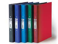 IXL Selecta A4 wine red ring binder with two round