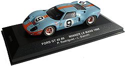 1:43 Scale Ford GT 40 GULF #9 Winner Le Mans 1968