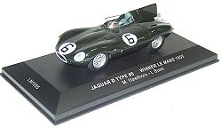 1:43 Scale Jaguar D Type Le Mans 1955 Winner