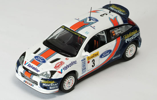ixo Ford Focus WRC C.Sainz Rally Monte Carlo 2001