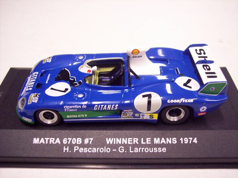 Matra MS670B 7 H.Pescarolo - G.Larrousse Winner