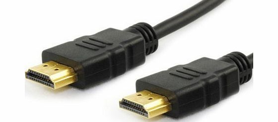 iZKABasics - High Speed HDMI to HDMI 1M Cable - 24K Gold Connectors - For Use With SKY HD, Blu-Ray, DVD, PS3, PS4, Xbox One, Xbox 360, Wii U, Mini Computer, Philips, Toshiba, LG, Panasonic, Samsung, S