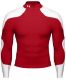 Under Armour Coldgear Blitz Mock Red and White L