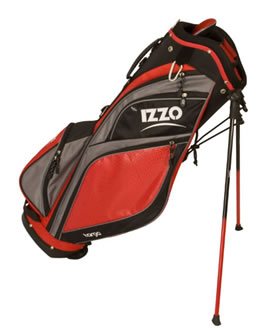 izzo Golf Stand Bag Targa Red