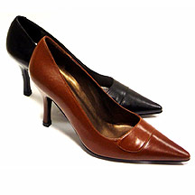 Leather court shoe
