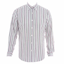Pink long sleeve striped shirt