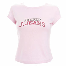 J Jeans by Jasper Conran Logo and diamante t-shirt