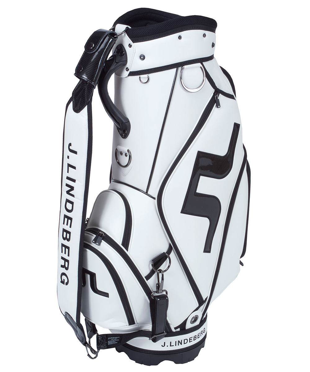 J Lindeberg Golf Tour Bag White Poly 3D