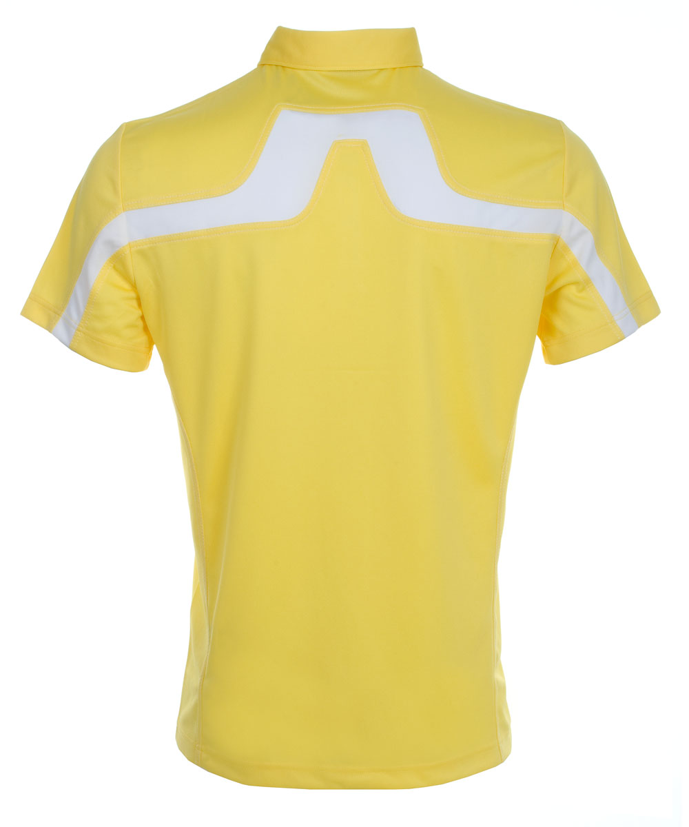 J Lindeberg Lachlan Cool Wave Polo Shirt Yellow