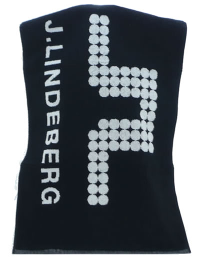 J Lindeberg Terry Golf Towel Black/White