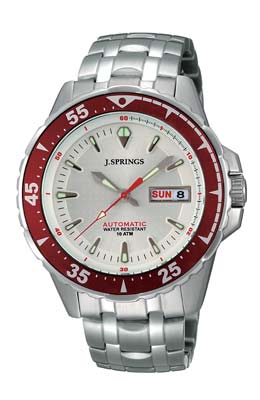 J.SPRINGS Automatic Sports Red Bezel Gents BEB006