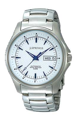J.SPRINGS Automatic Standard Sports White Gents