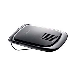 The Jabra SP5050 is a small Bluetooth car-kit that can clip to a vehicle`s sun visor  providing hand