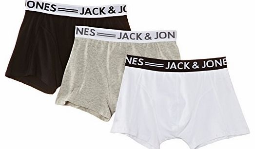 Jack and Jones Mens Sense Mix Trunks Boxer Shorts, Black, X-Large