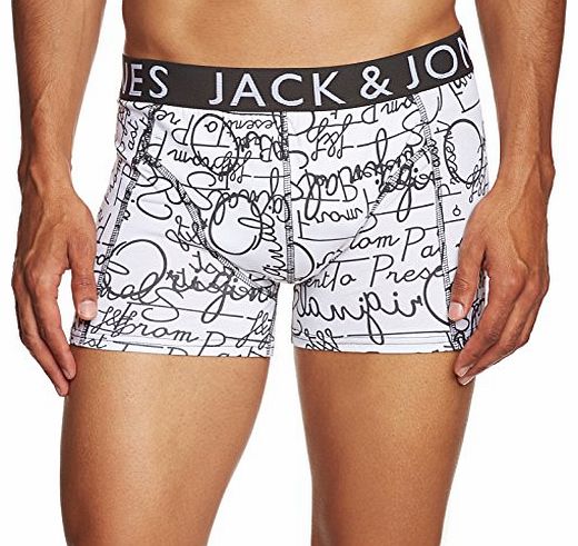 Jack & Jones Mens Macon Trunks Org 2014 Boxer Shorts, Multicoloured (Pirate Black), Large