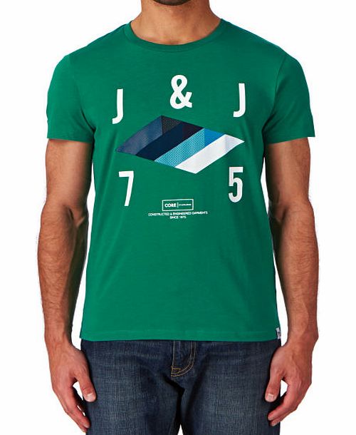 Mens Jack And Jones Abstract T-Shirt - Greenlake