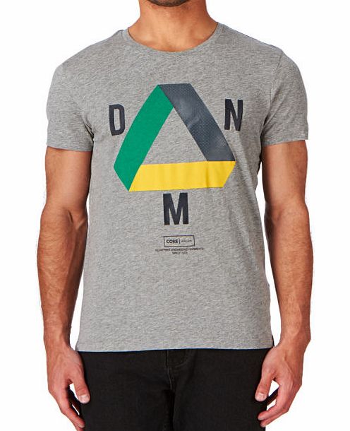 Mens Jack And Jones Abstract T-Shirt - Light