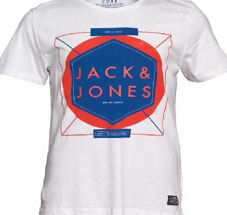 Mens JJCO Newspark T-Shirt White