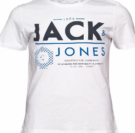 Mens JJCO Oak T-Shirt White/Black