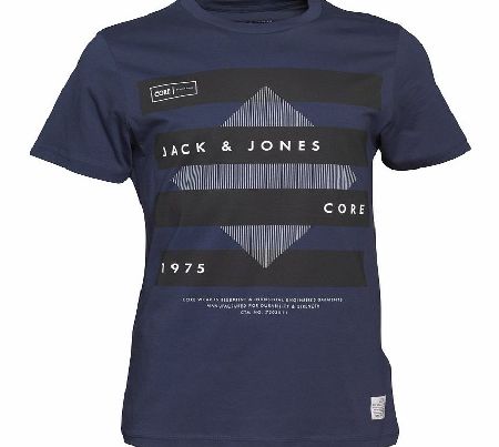 Mens Mix T-Shirt D.Blue