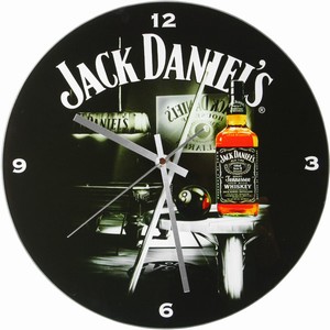 Jack Danieland#39;s Glass Wall Clock