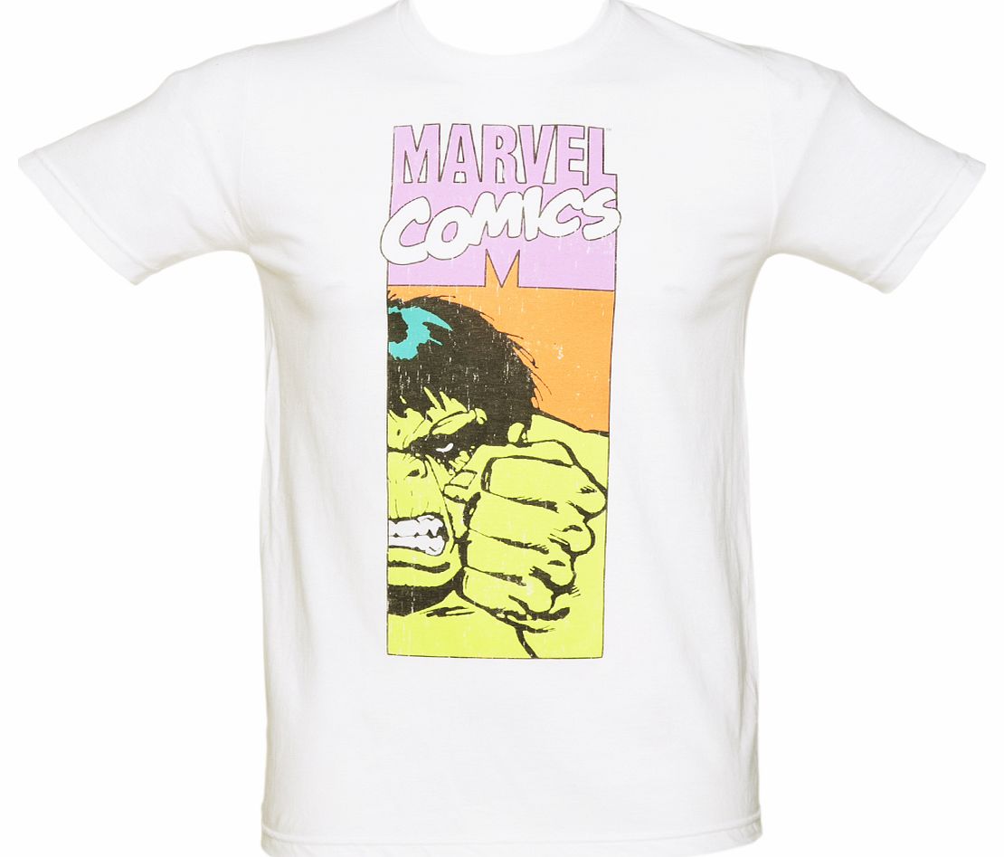 Mens Marvel Hulk Neon Panel T-Shirt from Jack