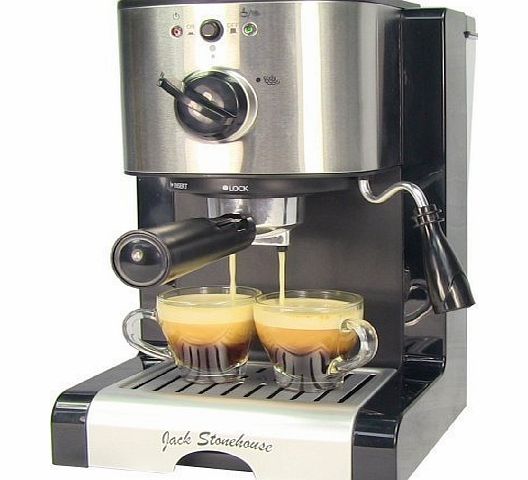 Jack Stonehouse 15 bar Espresso and Cappuccino Coffee Maker Machine