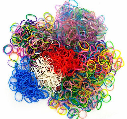 Jacks Loom Bands 5 Multi-Coloured Pack Bundle -